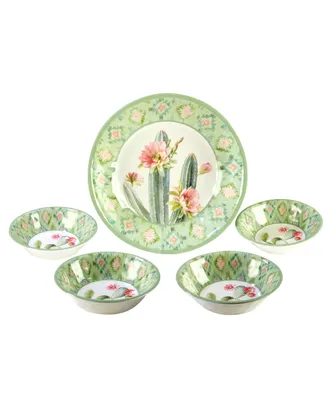 Certified International Desert Beauty Melamine Salad Set, 5 Piece