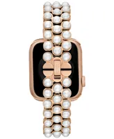 kate spade new york Imitation Pearl Gold-Tone Stainless Steel 38, 40mm Bracelet for Apple Watch