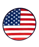 Certified International Stars and Stripes Melamine Plate Set, 6 Piece