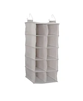 10-Pocket Hanging Shoe Organizer