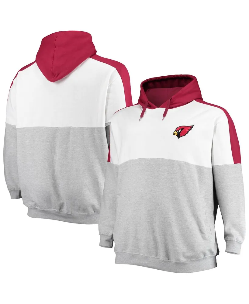 Home  Profile Men's Cardinal, Heather Gray Arizona Cardinals Big