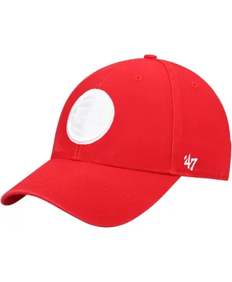 Men's '47 Red Detroit Pistons Mvp Legend Adjustable Hat