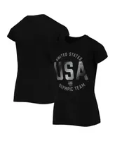 Big Girls Black Team Usa Each Athlete is Unique T-shirt