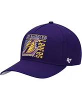 Men's '47 Purple Los Angeles Lakers Reflex Hitch Snapback Hat