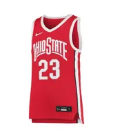 Big Boys Nike LeBron James Scarlet Ohio State Buckeyes Replica Basketball Jersey