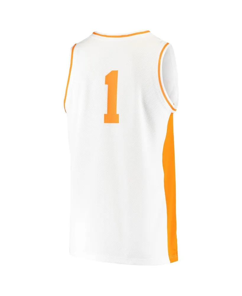 Men's Nike White Tennessee Volunteers Retro Replica Basketball Jersey