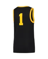 Big Boys Nike 1 Black Iowa Hawkeyes Team Replica Basketball Jersey