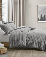 Madison Park Amara Faux Fur 3-Pc. Comforter Set, King/California King