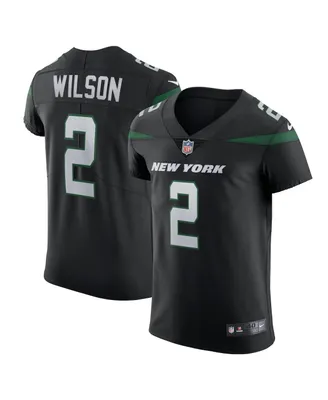 Men's Zach Wilson Stealth Black New York Jets Vapor Elite Jersey