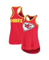 Women's Red Kansas City Chiefs Tater Tank Top