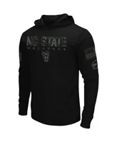 Men's Black Nc State Wolfpack Oht Military-Inspired Appreciation Hoodie Long Sleeve T-shirt