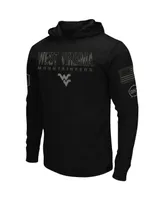 Men's Black West Virginia Mountaineers Oht Military-Inspired Appreciation Hoodie Long Sleeve T-shirt