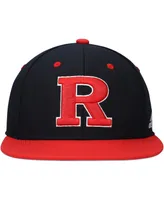 Men's Black Rutgers Scarlet Knights On-Field Baseball Fitted Hat