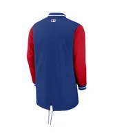 Men's Royal Chicago Cubs Dugout Performance Full-Zip Jacket