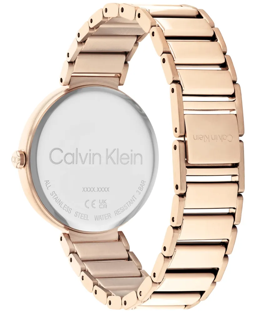Calvin Klein Rose Gold-Tone Bracelet Watch 36mm