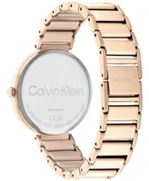 Calvin Klein Rose Gold-Tone Bracelet Watch 36mm