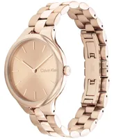 Calvin Klein Carnation Gold-Tone Bracelet Watch 38mm