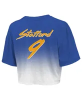 Women's Majestic Threads Matthew Stafford Royal