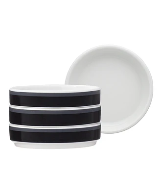 Noritake ColorStax Stripe Mini Plates, Set of 4