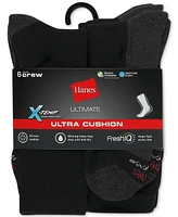 Hanes Men's 6-Pk. Ultimate Xtemp Ultra Cushion Crew Socks