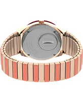 Timex Women's Q Two-Tone Stainless Steel Expansion Band Watch 36mm