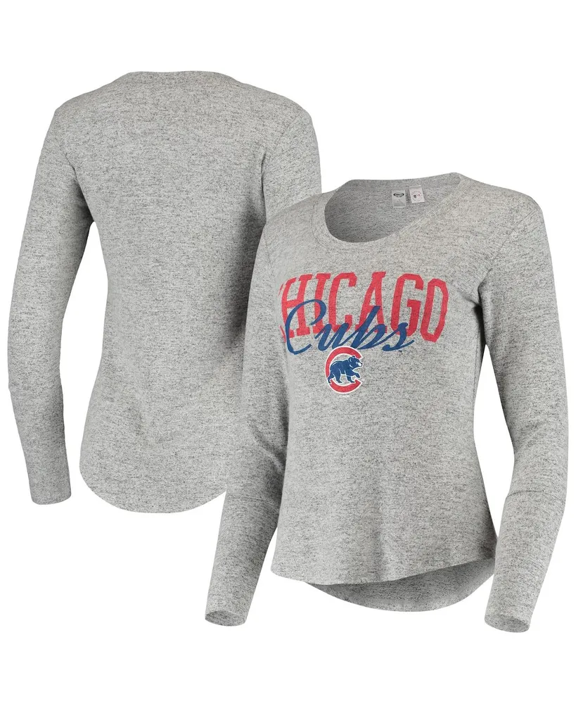chicago cubs women's long sleeve shirt