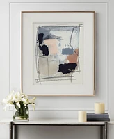 Madison Park Abstract Reveal Double Matted Framed Glass Wall Art