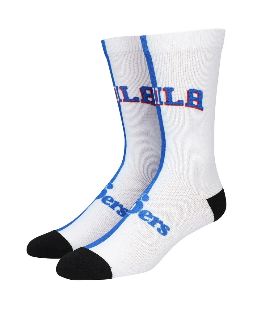 Men's Pkwy Philadelphia 76ers Split Crew Socks