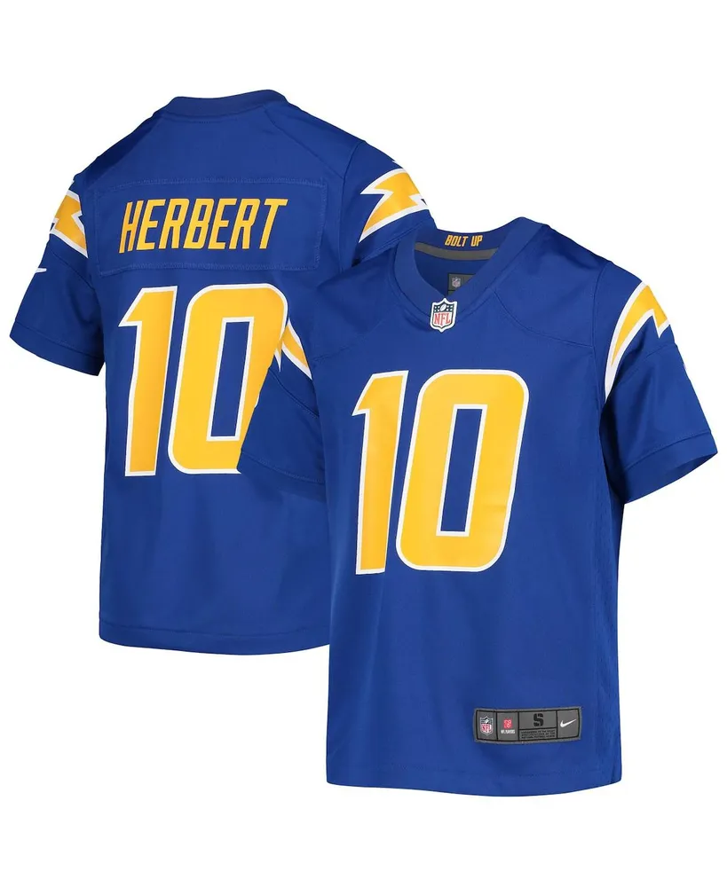 Youth Nike Justin Herbert Powder Blue Los Angeles Chargers Game Jersey