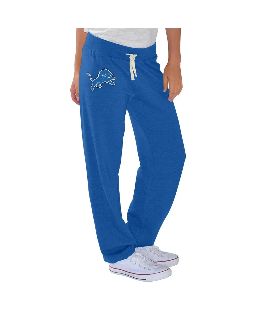 Women's G-iii 4Her by Carl Banks Blue Detroit Lions Scrimmage Pants