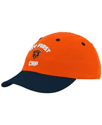 Infant Unisex's Orange Chicago Bears My First Pixel Slouch Flex Hat