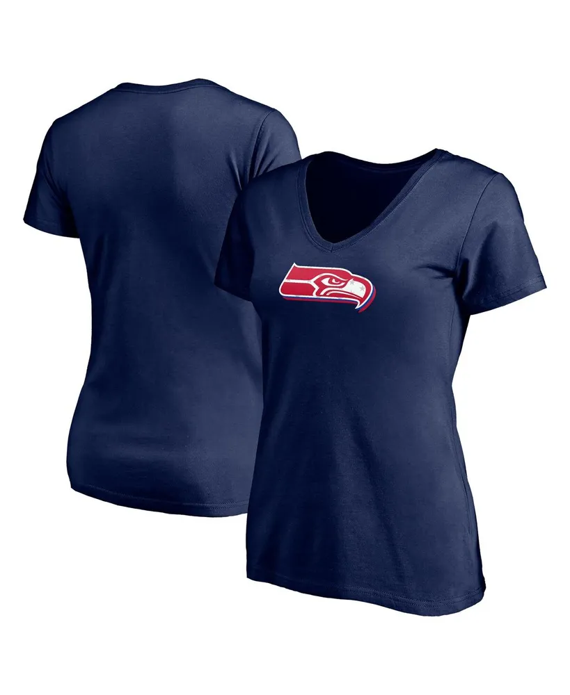 Women's Fanatics Branded College Navy Seattle Seahawks Plus