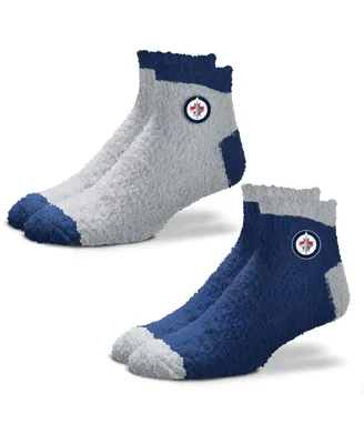 Women's For Bare Feet Winnipeg Jets 2-Pack Team Sleep Soft Socks
