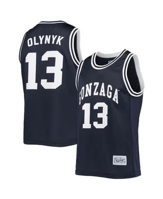 Men's Original Retro Brand Kelly Olynyk Navy Gonzaga Bulldogs Alumni Commemorative Classic Basketball Jersey