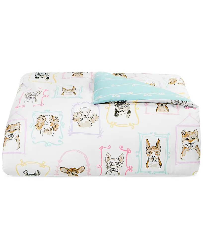Charter Club Kids Pooch Portrait 2-Pc. Cotton Comforter Set, Twin/Twin Xl, Created for Macy's