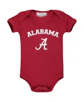 Infant Boys and Girls Crimson Alabama Crimson Tide Arch Logo Bodysuit