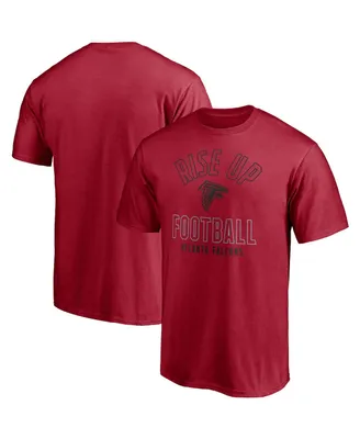 Men's Fanatics Red Atlanta Falcons Hometown Rise Up T-shirt