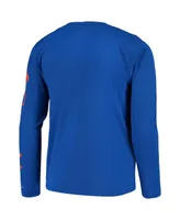 Big Boys Royal Florida Gators Pfg Terminal Tackle Long Sleeve Omni-Shade T-shirt