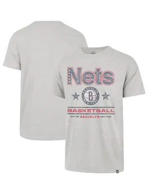 Men's '47 Gray Brooklyn Nets 2021/22 City Edition Elements Franklin T-shirt