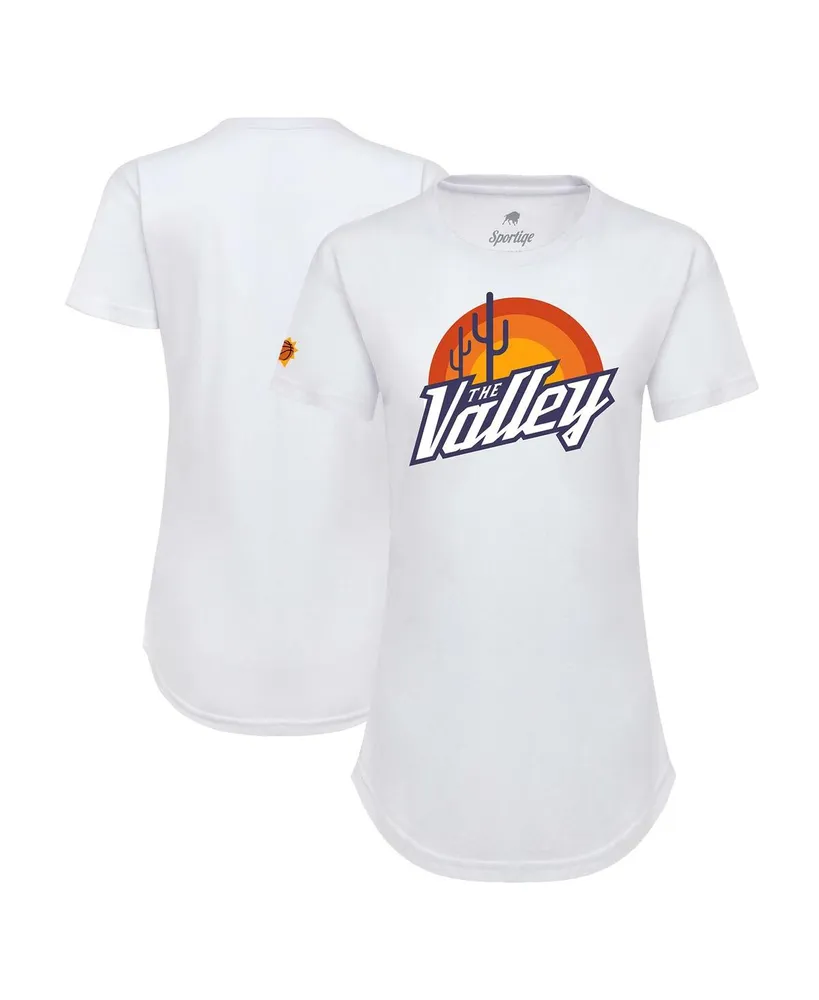 Women's Sportiqe White Phoenix Suns 2021/22 City Edition Phoebe T-shirt