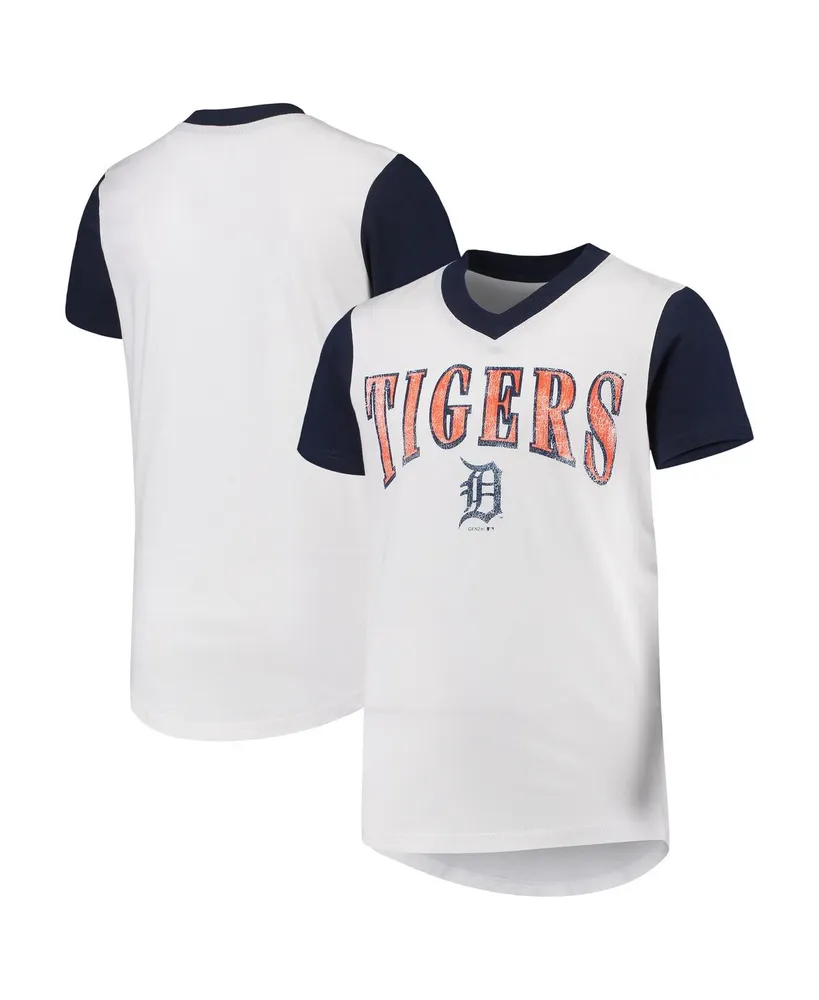 Outerstuff Big Boys Navy Detroit Tigers Primary Logo Team T-shirt - Macy's