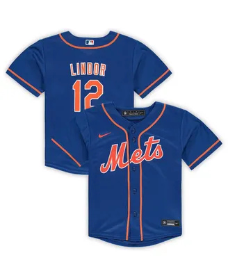 Nike Big Boys and Girls New York Mets Alternate Replica Team