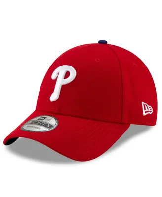 Men's New Era Red Philadelphia Phillies Game The League 9Forty Adjustable Hat