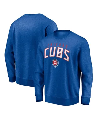 Men's Fanatics Royal Chicago Cubs Gametime Arch Pullover Sweatshirt