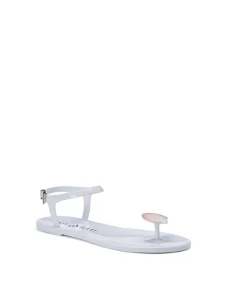 Katy Perry Women's Iconic Geli Toe Post Flat Jelly Sandals