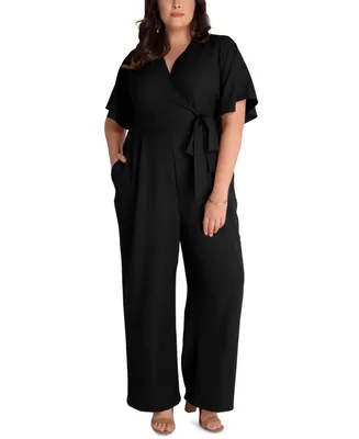 Women's Plus Charisma Crepe Jumpsuit