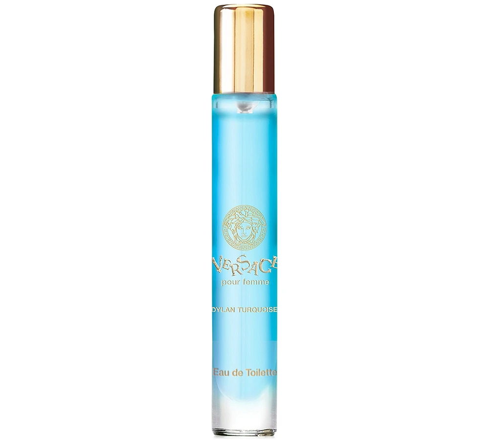 Versace Dylan Turquoise Eau de Toilette Travel Spray, 0.33 oz.