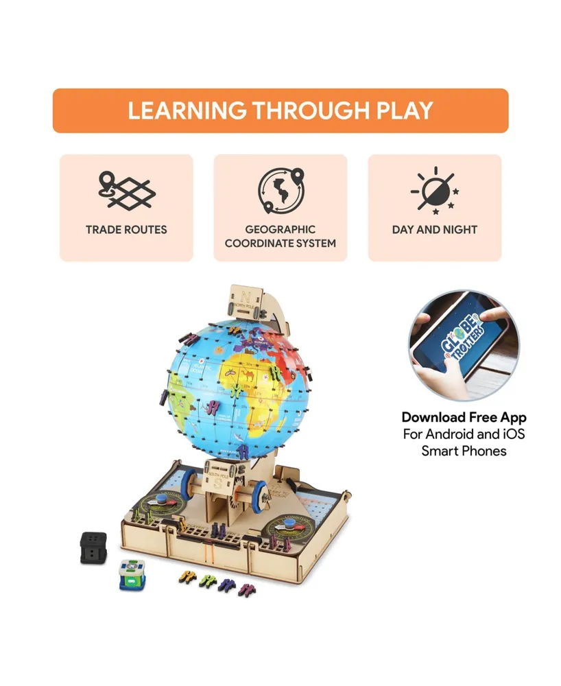 Smartivity Diy Globe Trotters Toy World Explorer Kit Augmented Reality Enabled, 248 Piece