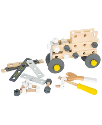 Small Foot Wooden Toys Construction "Miniwob" Play Set, 67 Piece