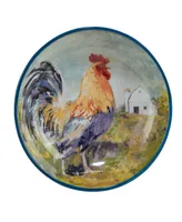 Certified International Rooster Meadow Serving Bowl